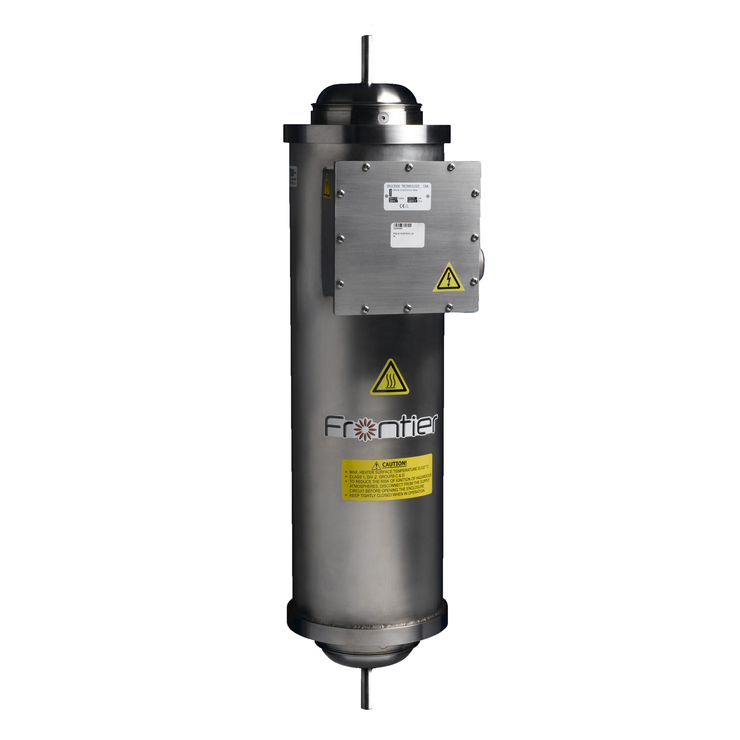 Frontier Inline Heater | Industrial Solvent Heaters for Hazardous Environments